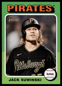 2024 Topps Heritage #437 Jack Suwinski Pittsburgh Pirates - Imagen 1 de 2