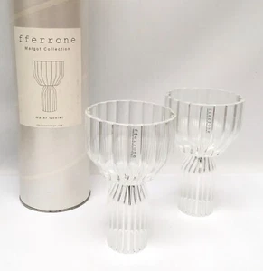 Juego de 2 copas de agua de vidrio Fferrone MARGOT - Imagen 1 de 3
