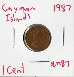 Moneda Islas Caimán 1 Céntimo 1987 KM87 - Imagen 1 de 2