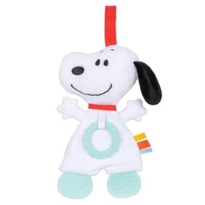 Juguete de actividad Peanuts Snoopy 12,5" pulgadas arrugas sensoriales pies en blanco y mordedor Foto 1 de 4
