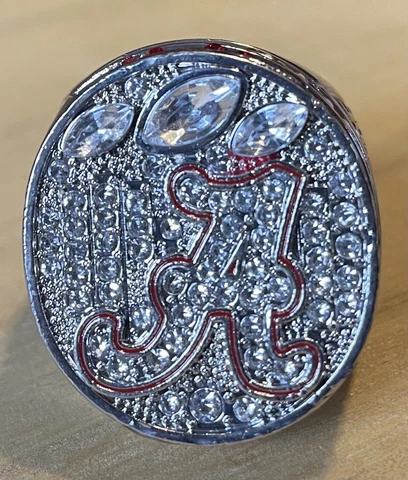 2012 Alabama Crimson Tide SABAN NCAA Championship Ring Cover