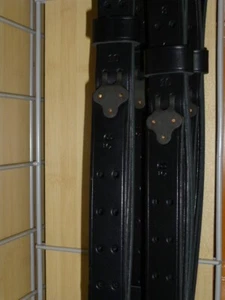 Eslinga para rifle de cuero M1907 National Match Mfg en EE. UU. 1907 CASI NUEVA PESADA 58" NEGRA - Imagen 1 de 6