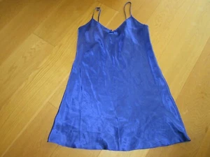 BHS blue strap sleeveless nightie nightshirt size 16 - Picture 1 of 4