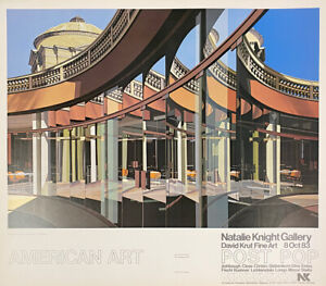 Richard Estes Urban Landscapes Oct 83 Exhibit Poster
