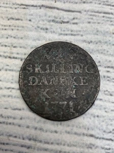Münze DÄNEMARK SCHICKLICHKEIT 1771 *Stückelung ?* - Bild 1 von 5