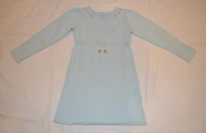 Gymboree SNOW PRINCESS Blue Sweater Dress Snowflake NWT 6 9 10 - Picture 1 of 2