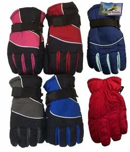 Outdoor Sports Winter Ski Thermal Insulation Kids Children Waterproof Gloves - Picture 1 of 11