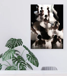 Entre bastidores Ballet Impresión en lona Impresión enmarcada Arte en Pared Decoración del Hogar - Imagen 1 de 2
