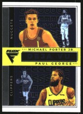 2020-21 Panini Flux Deja Vu #28 Michael Porter Jr Paul George