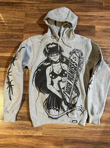 Broken Promises Hoodie Small Gray Anime Girl Chainsaw New - Picture 1 of 10