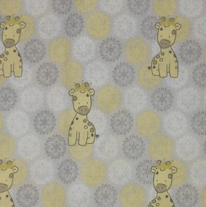 1 yd Vtg Daisy Kingdom Springs Creative Fabric Noble Friend Giraffe Cotton - Picture 1 of 5