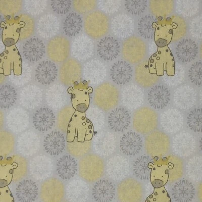 1 yd Vtg Daisy Kingdom Springs Creative Fabric Noble Friend Giraffe Cotton - Image 1 of 4