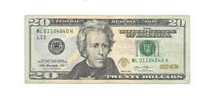 2013 $ 20. DOLLAR FROM SAN FRANCISCO, UNIQUE NUMBER ( 01104040) LOOK ! AT IT . - Picture 1 of 2