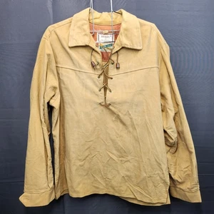 VTG Derby of San Francisco Laceup Brown Granada Suede Jacket Lined Men's Sz XL - Picture 1 of 24