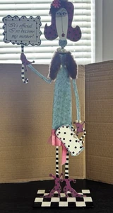 SILVESTRI’s Metal Shelf Sitter by Joey It’s Official….I’ve Become My Mother - Picture 1 of 8