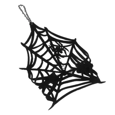  Guanti Rete Senza Dita Bambina Braccialetto Tema Halloween Maschera - Image 1 of 4