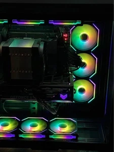 5 Lian Li UNI FAN SL-INF RGB (120, 140mm) Gehäuselüfter - Schwarz - Bild 1 von 1