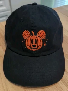Disney Mickey Mouse Pumpkin Head Vampire Hat Baseball Cap 2024 One Size - Picture 1 of 9
