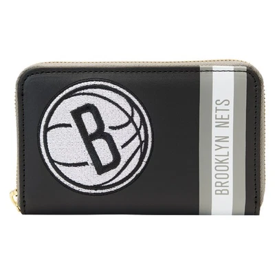 Loungefly Brooklyn Nets Patches Zip-Around Wallet - Image 1 of 3