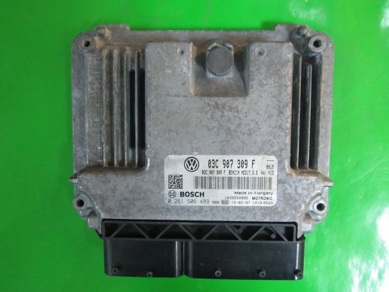 ECU Engine Control Unit VW Scirocco 1.4 03C907309F 0261S06489 MED17.5.5 - Immagine 1 di 1