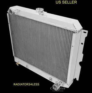RADIADOR DE ALUMINIO CHAMPION 3 FILAS 1968-74 COCHES DODGE MOPAR 22" NÚCLEO BLOQUE PEQUEÑO - Imagen 1 de 2