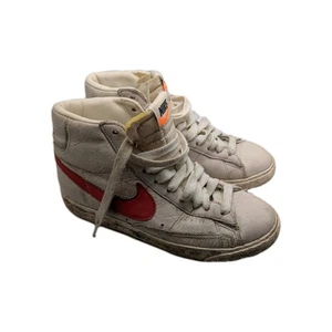 Nike Zapatos Mujer UK 4 Blazer Mid 77 Blanco "Habanero" Rojo Tenis Medianos - Imagen 1 de 9
