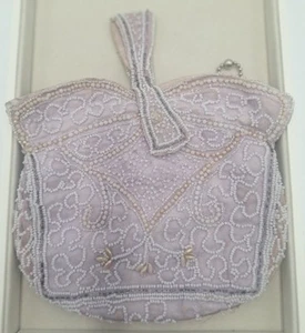 Antique Lilac Beaded Purse Art Deco Small Estate Collection History Read!!  - Picture 1 of 11
