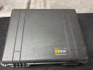 Pelican 1610 Waterproof Rolling Case Black Good Used Condition - Picture 1 of 9