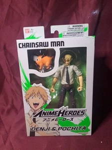 Figura de acción 2024 Anime Heroes Chainsaw Man Denji & Pochita - Imagen 1 de 4