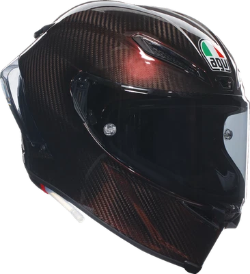 Casco integral AGV Pista GP RR rojo fibra de carbono para adultos motocicleta carreras callejeras Foto 1 de 4