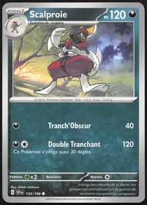 Carte Pokémon Scalproie 133/198   Écarlate et Violet Français - Picture 1 of 2
