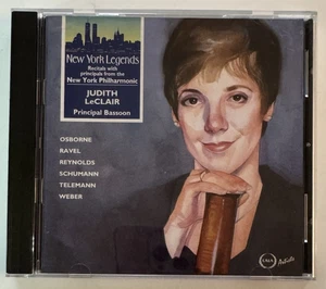 Judith LeClair Bassoon New York Philharmonic  New York Legends (CD 1997) - Picture 1 of 3