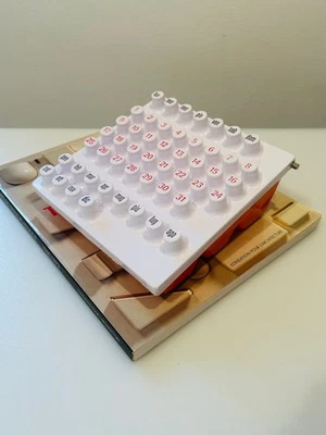 EUROWAY RING A DATE Raro da tavolo con vaschetta Della Beffa utopie plastique - Immagine 1 di 4