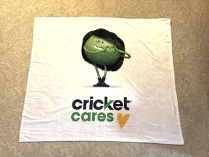 Cricket Wireless Care Ramon Seidenüberwurf 52x59 Decke weiß Werbeartikel - Bild 1 von 6