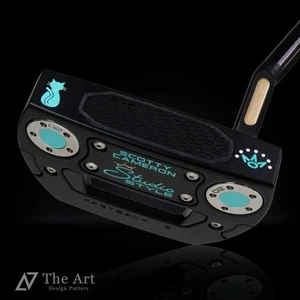 Scotty Cameron Fastback1.5 M+ Art Black Finish Turquoise Putter 34in w/ HC New - Picture 1 of 12
