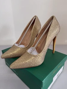 Tacón de bronce Lauren Lorraine Dori para mujer talla 8,5 - Imagen 1 de 7