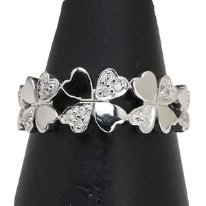 AUTHENTIC Ring ring K18WG white gold #11.5(JP Size) Women - Picture 1 of 8