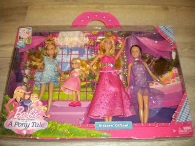 Barbie y sus hermanas en un cuento de ponis 4 muñecas conjunto de regalo NAVIDAD RARO ver fotos Foto 1 de 4
