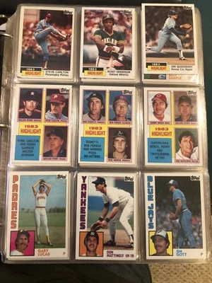 1984 Topps Baseball Complete Set (1-792), Topps Traded (1T-132T), Purina (1-33) - Image 1 of 4