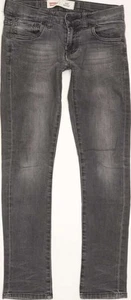 Levi's 510 Kids Grey Skinny Slim Stretch Jeans W24 L26 (89584) - Picture 1 of 7