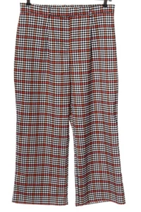 CLOCKHOUSE Pantalón tipo suéter Mujeres Pantalón Talla EU 42 blanco-rojo-negro - Imagen 1 de 5