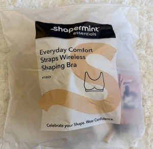 Reggiseno modellante senza fili Shapermint grande chai comfort quotidiano taglia 2XL, CHAI - Foto 1 di 4