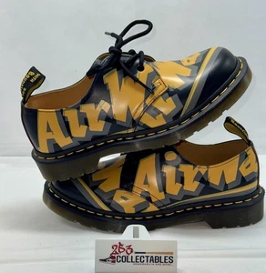 Dr. Martens 1461 Graffiti Print schwarz gelb AirWair Oxford Schuhe Herren 7 / W8 - Bild 1 von 5