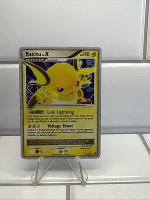 Pokemon TCG Raichu LV X 99/100 2008 Pokemon Stormfront MP - Image 1 of 4