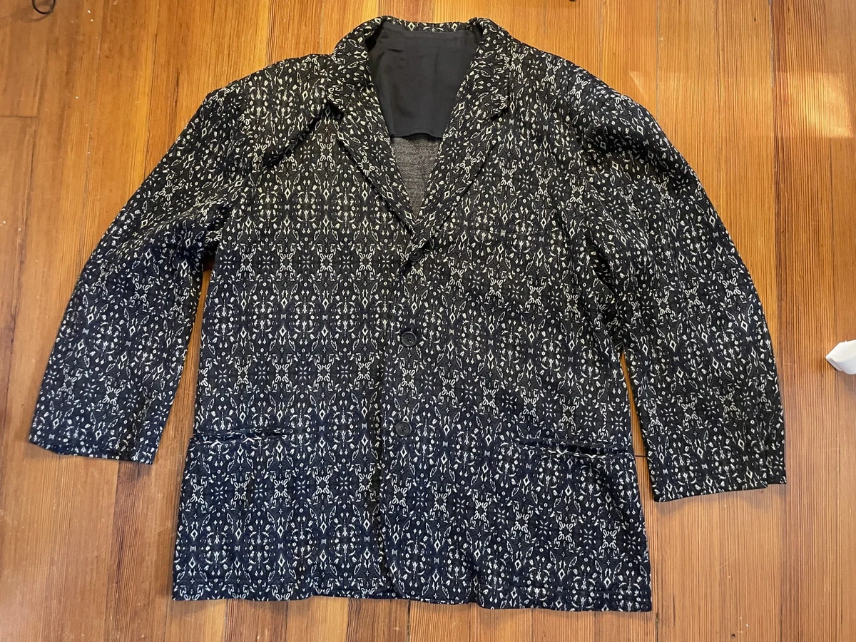 yohji yamamoto POUR HOMME◇W-ZIPロングB環縫/長袖シャツ/1/コットン/BLK/