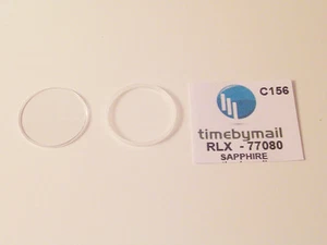 Reloj Cristal Zafiro Repuesto Perpetuo ZAFIRO 25,3mm C156 Para ROLEX 77080 OSTRA - Imagen 1 de 1