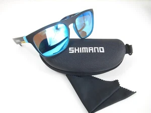 Shimano Polarized Blue Sunglasses UV400 Protection for Men and Women Outdoor - Picture 1 of 4