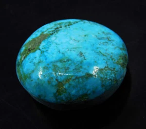 Hermoso Anillo Piedras Preciosas Sueltas Certificadas Ovaladas Turquesa Azul Natural 35 Ct Tamaño - Imagen 1 de 6