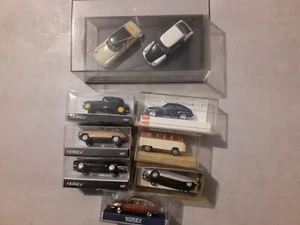 ATLAS NOREV 1/87 HO LOT DE 9 VOITURES RETRO RENAULT CITROEN ETC NEUF EN BOITE - Foto 1 di 1