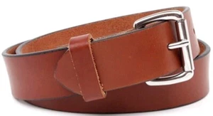 Men's Genuine Buffalo Leather Belts Heavy Duty Work 1-1/2" Amish Handmade 1.5" - Picture 1 of 17